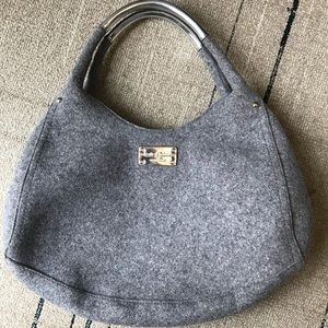 Medium-sized Gray Kate Spade tote